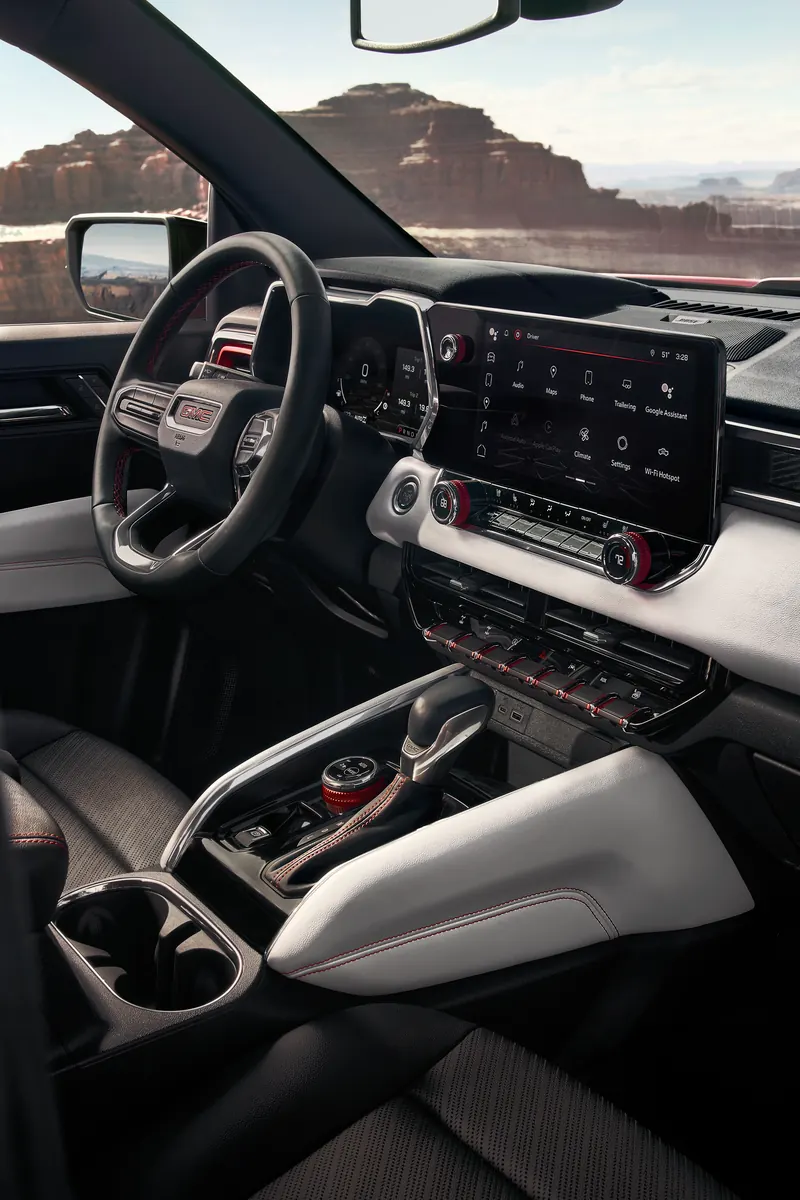 2026 GMC Canyon infotainment system at Rice Motor Company in Carmi IL